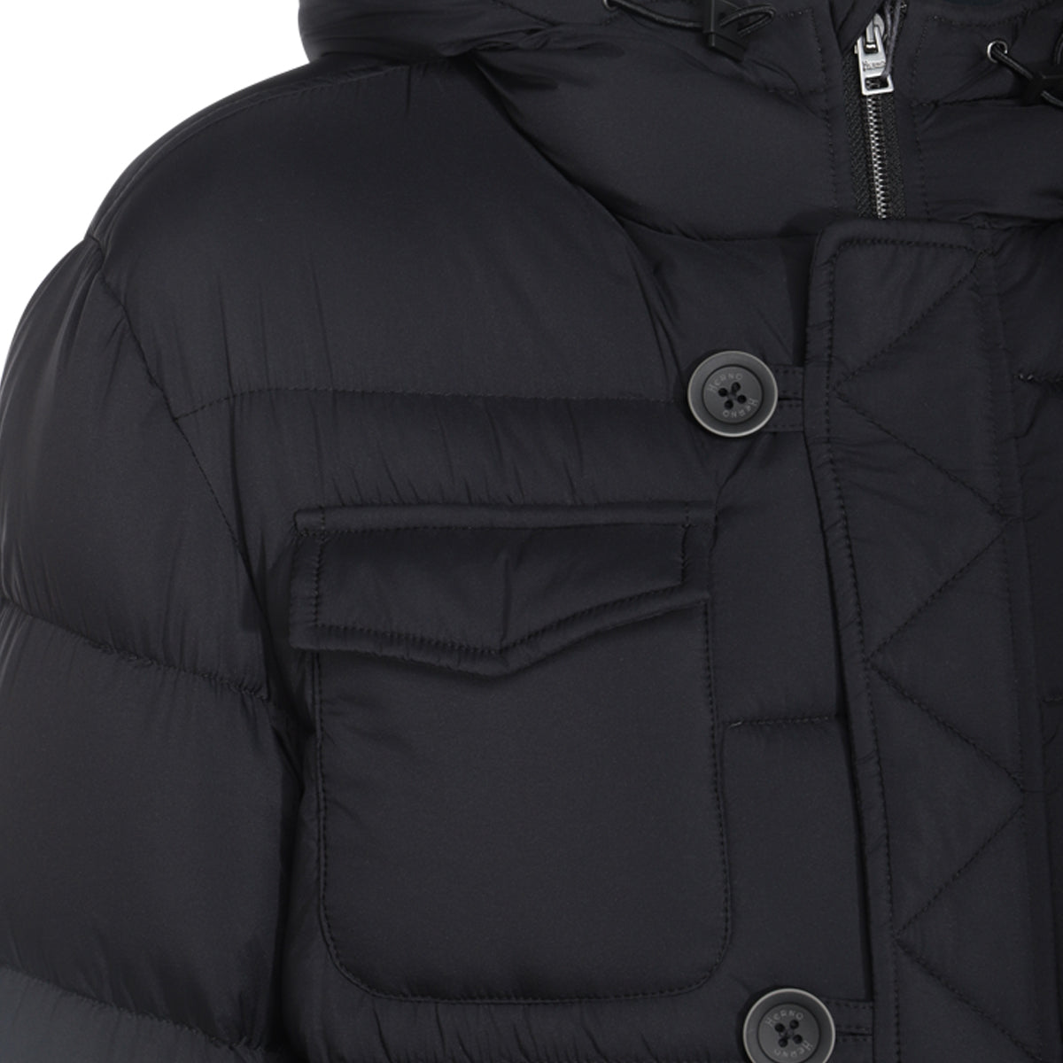BLACK DOWN JACKET