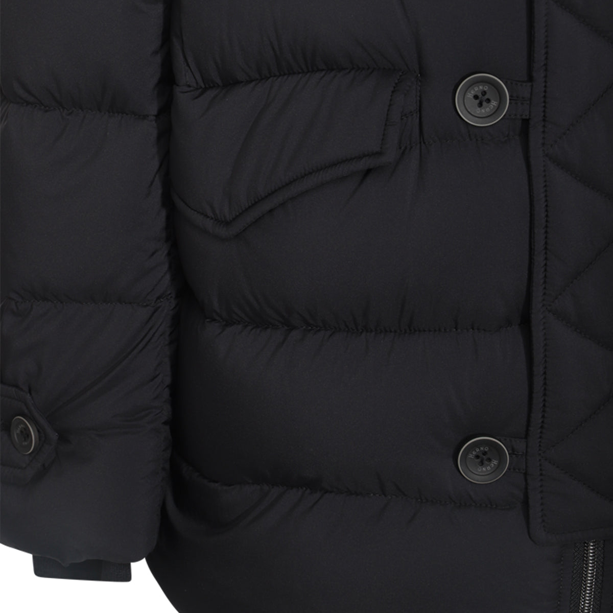 BLACK DOWN JACKET