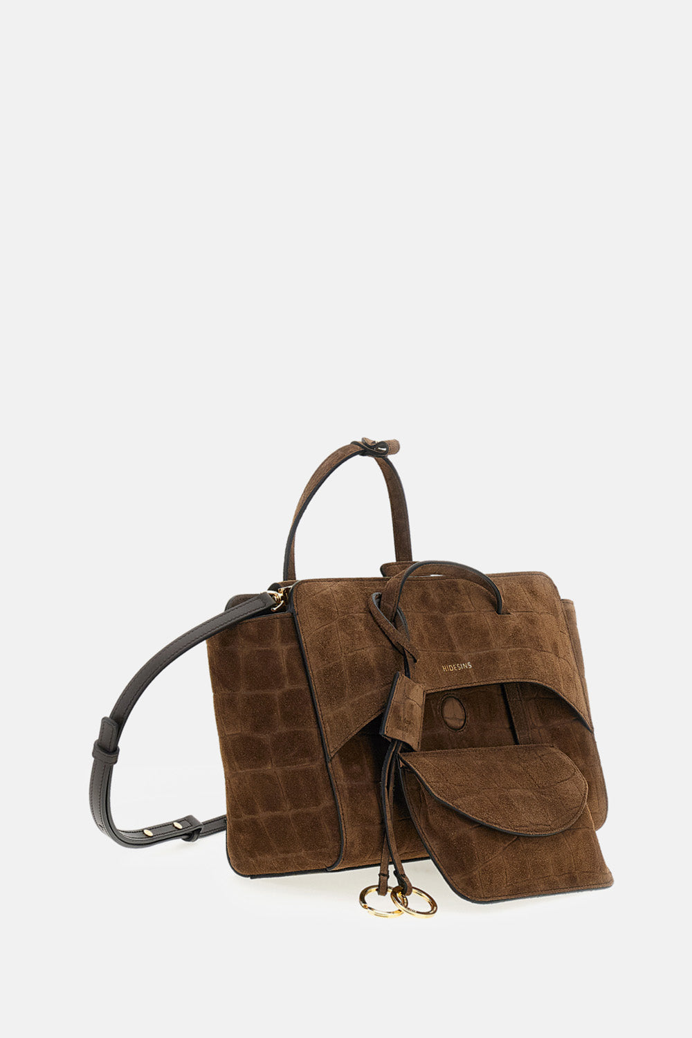 FLAP M CROSSBODY SUEDE BAG