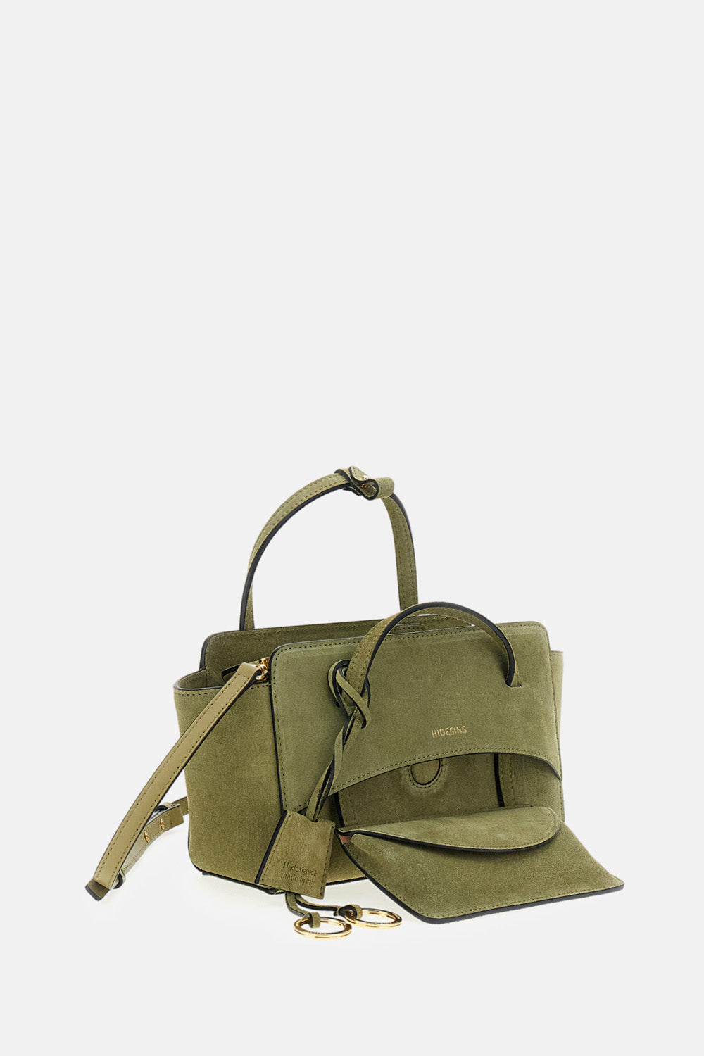 FLAP S CROSSBODY SUEDE BAG