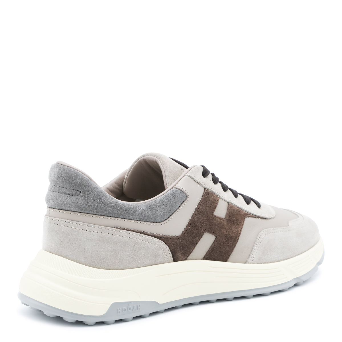 GREY AND SAND SUEDE HYPERLIGHT SNEAKERS