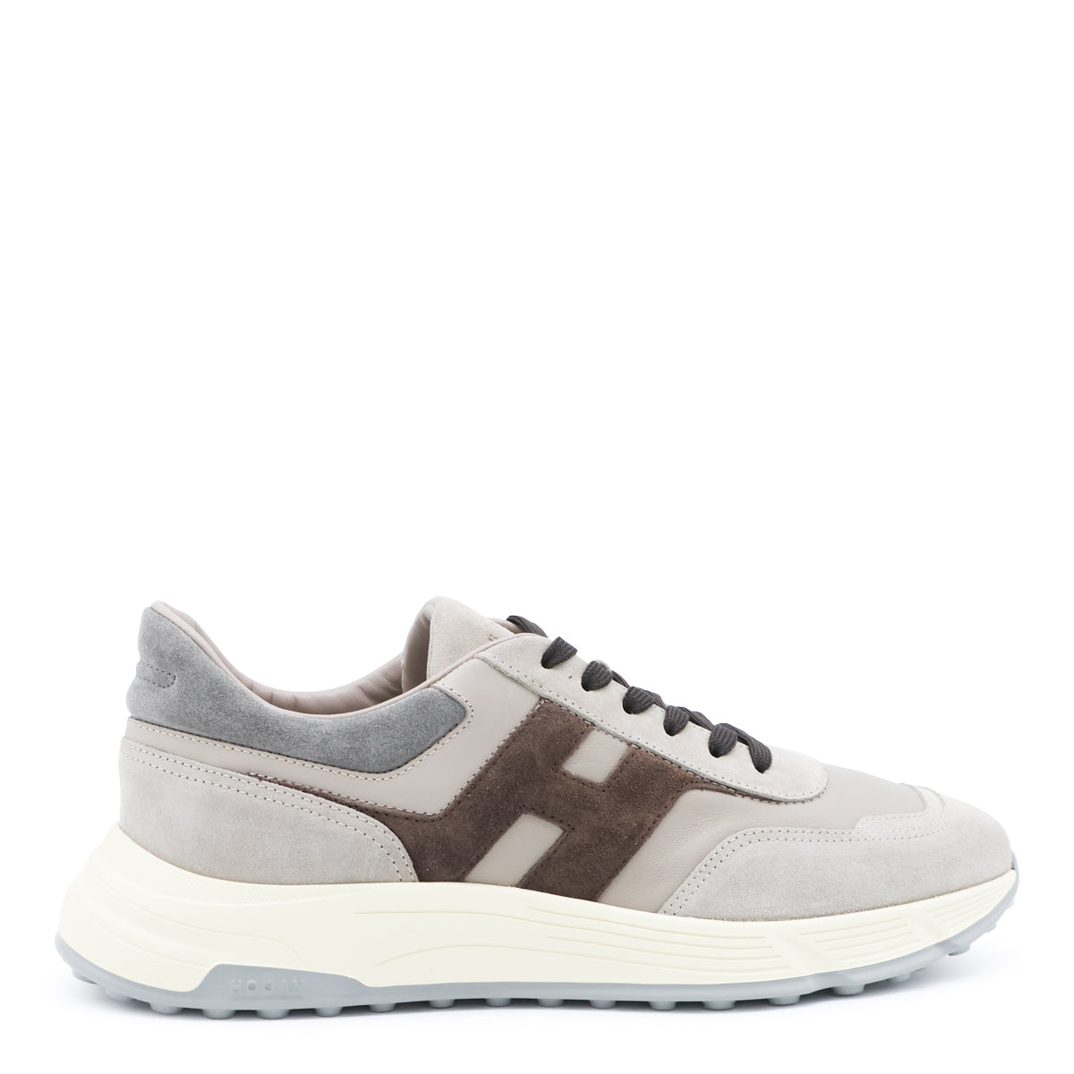 GREY AND SAND SUEDE HYPERLIGHT SNEAKERS