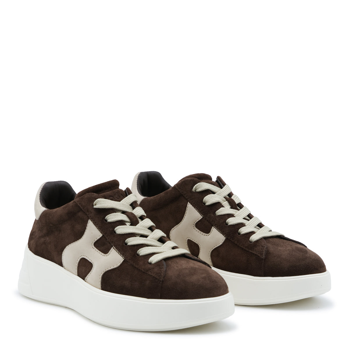 BROWN LEATHER REBEL SNEAKERS