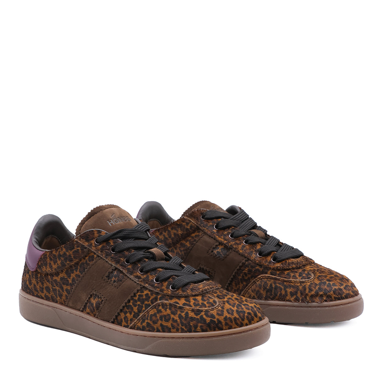 LEOPARD LEATHER COOL SNEAKERS