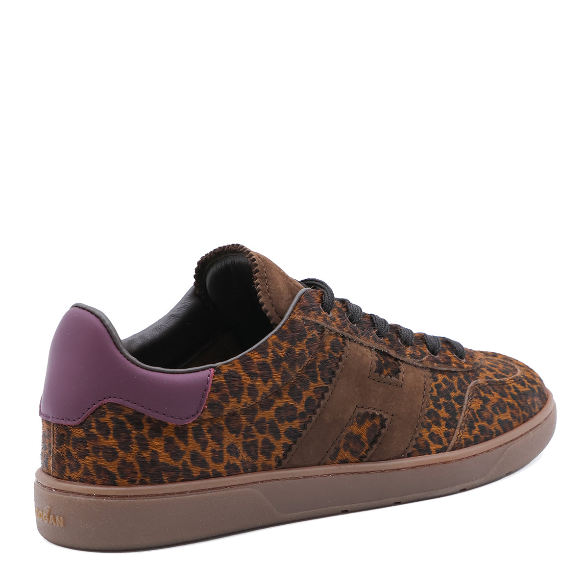 LEOPARD LEATHER COOL SNEAKERS
