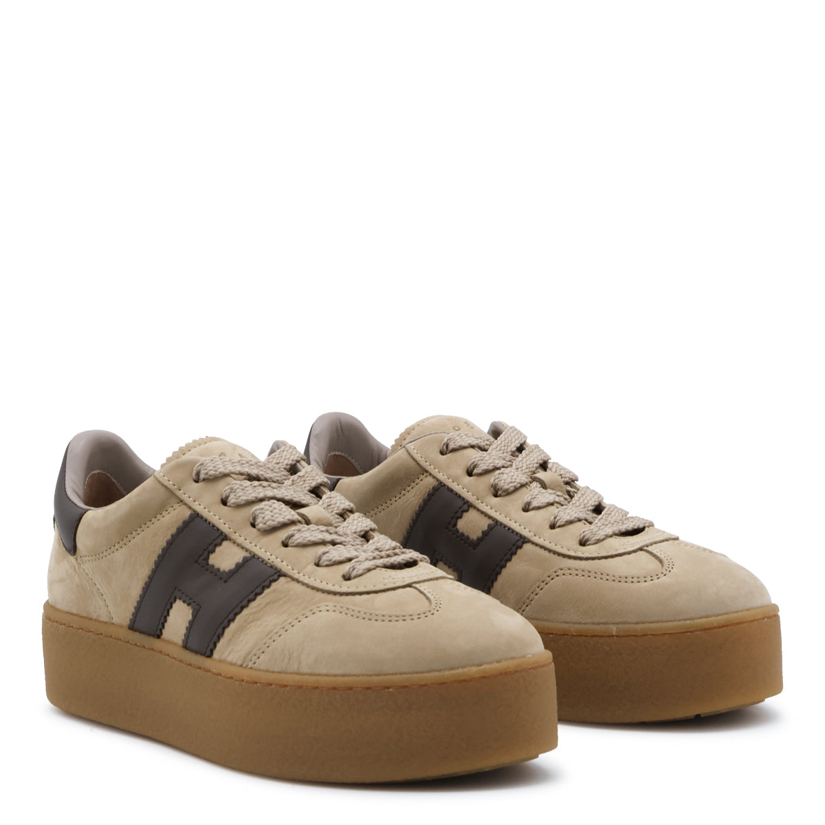 BEIGE SUEDE COOL SNEAKERS