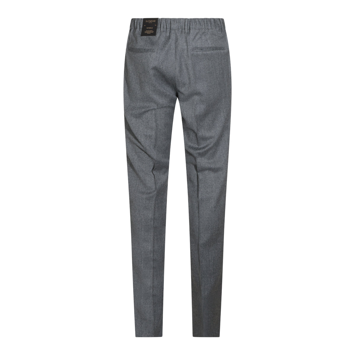 LIGHT GREY VIRGIN WOOL PANTS