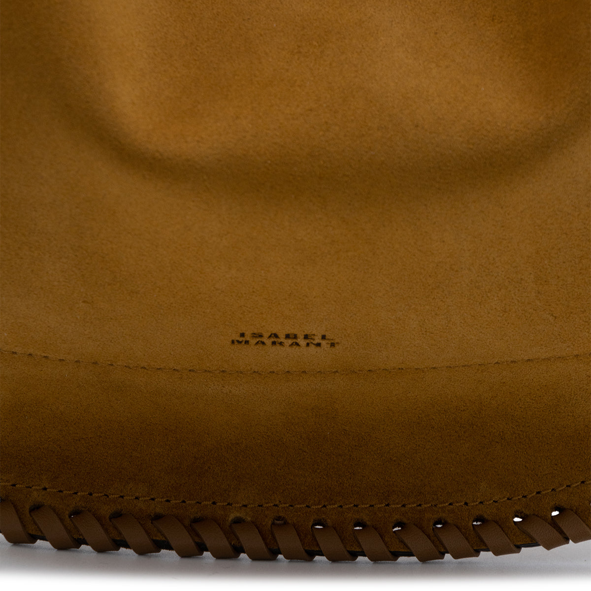 BEIGE SUEDE OSKAN SOFT SHOULDER BAG