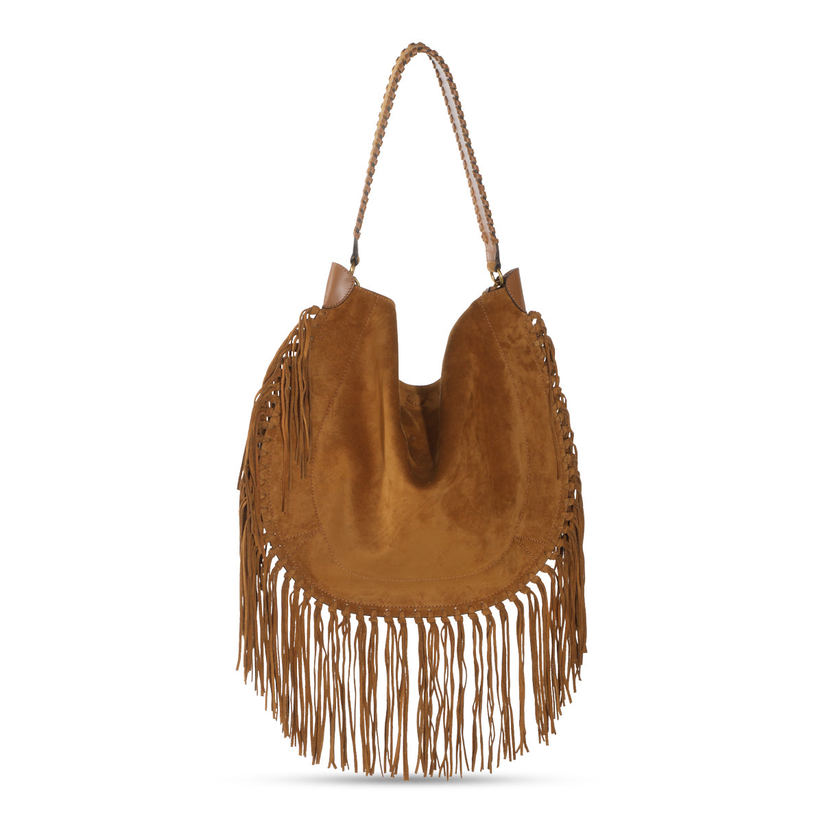 COGNA SUEDE OSKAN BOHO SOFT SHOULDER BAG