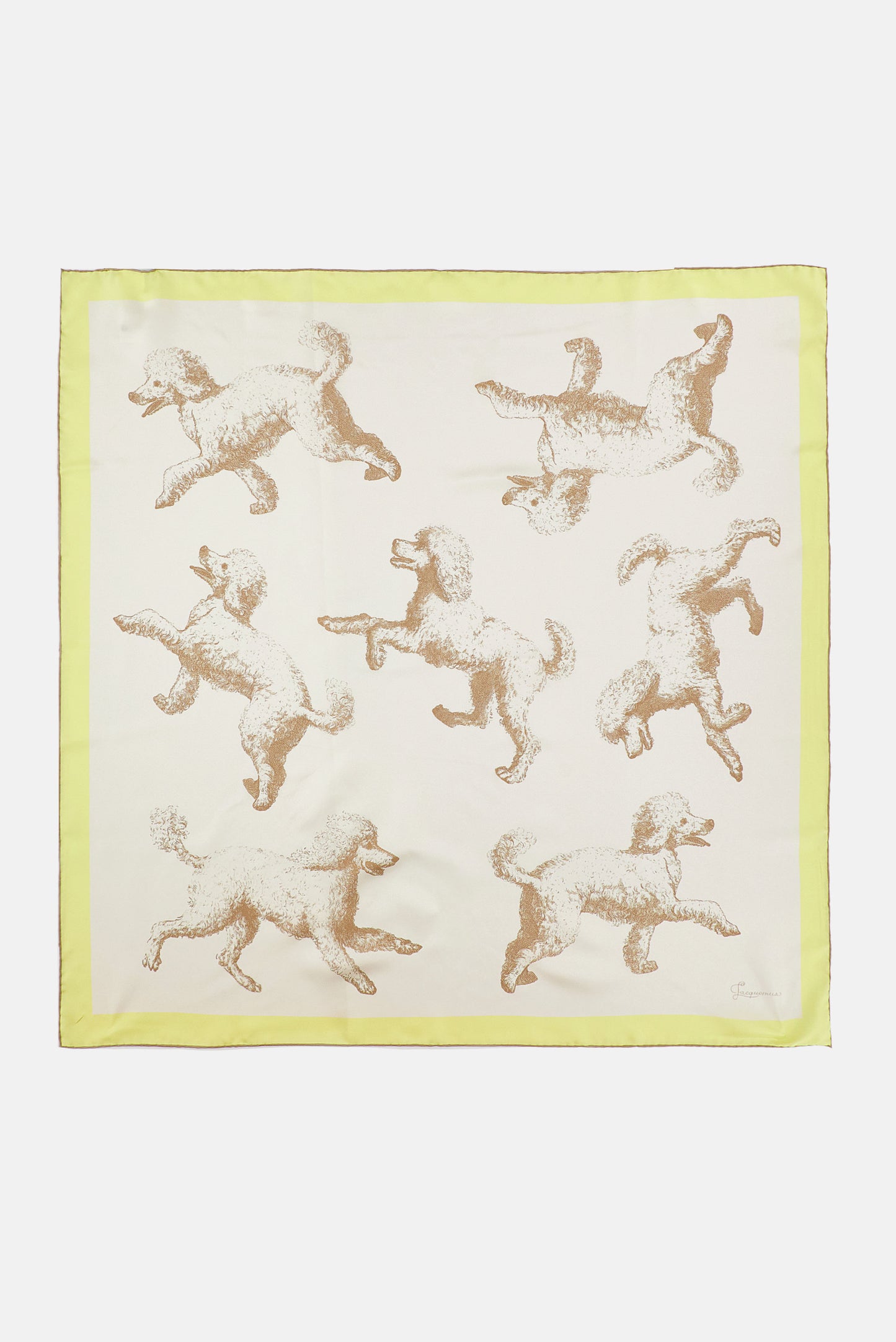 SILK SCARF LE GRAND FOULARD CANICHE