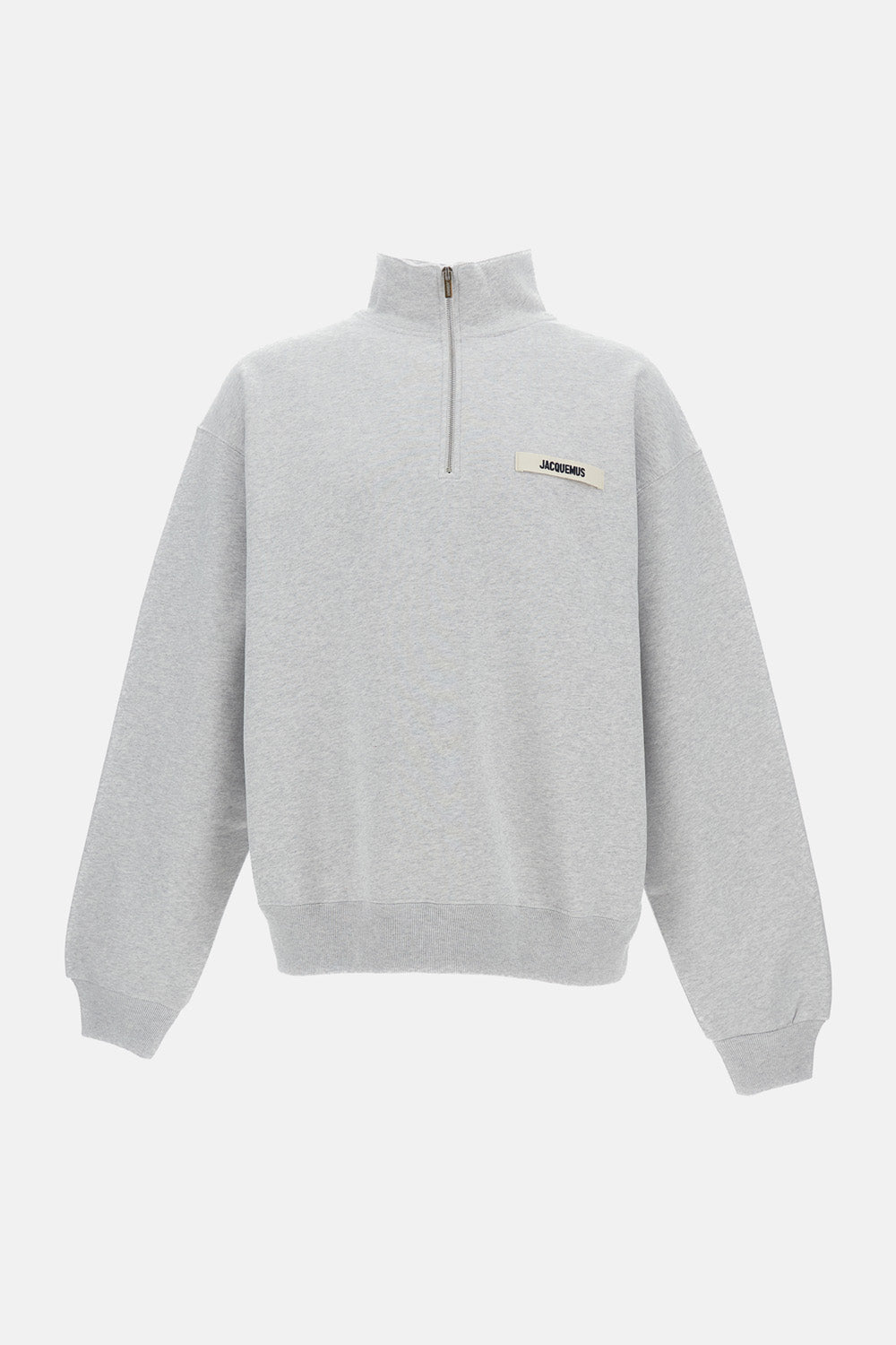 GROS GRAIN ZIPPED SWEATER