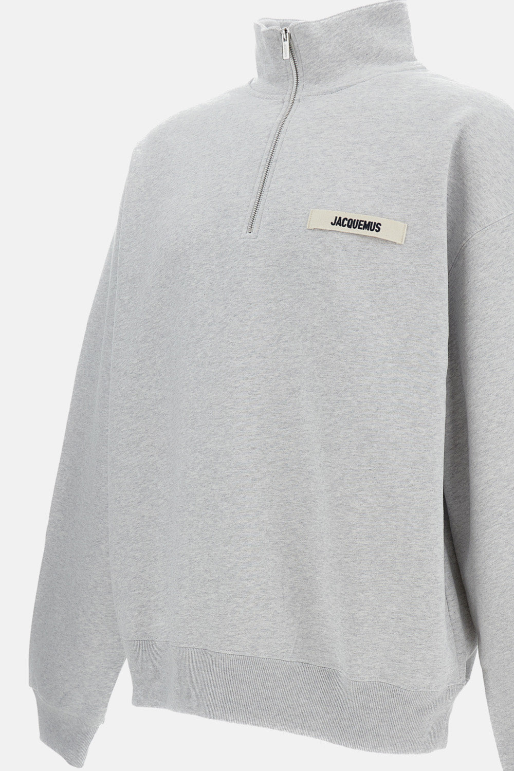 GROS GRAIN ZIPPED SWEATER