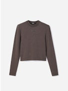 LONG SLEEVED GROS GRAIN T-SHIRT