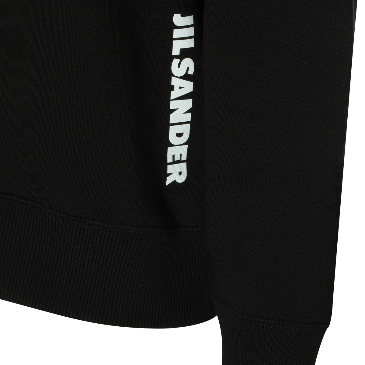 BLACK COTTON SWEATSHIRT