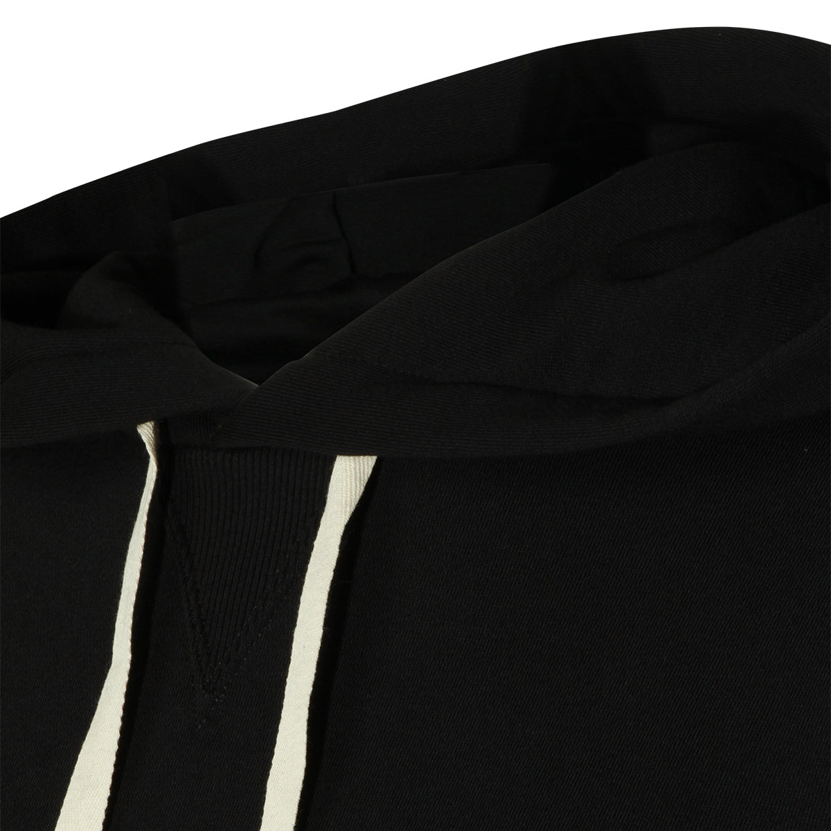 BLACK COTTON SWEATSHIRT