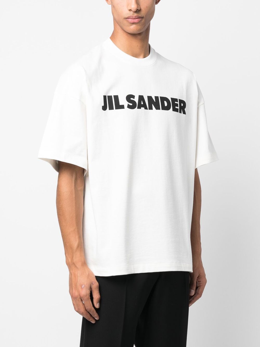 PORCELAIN WHITE COTTON T-SHIRT