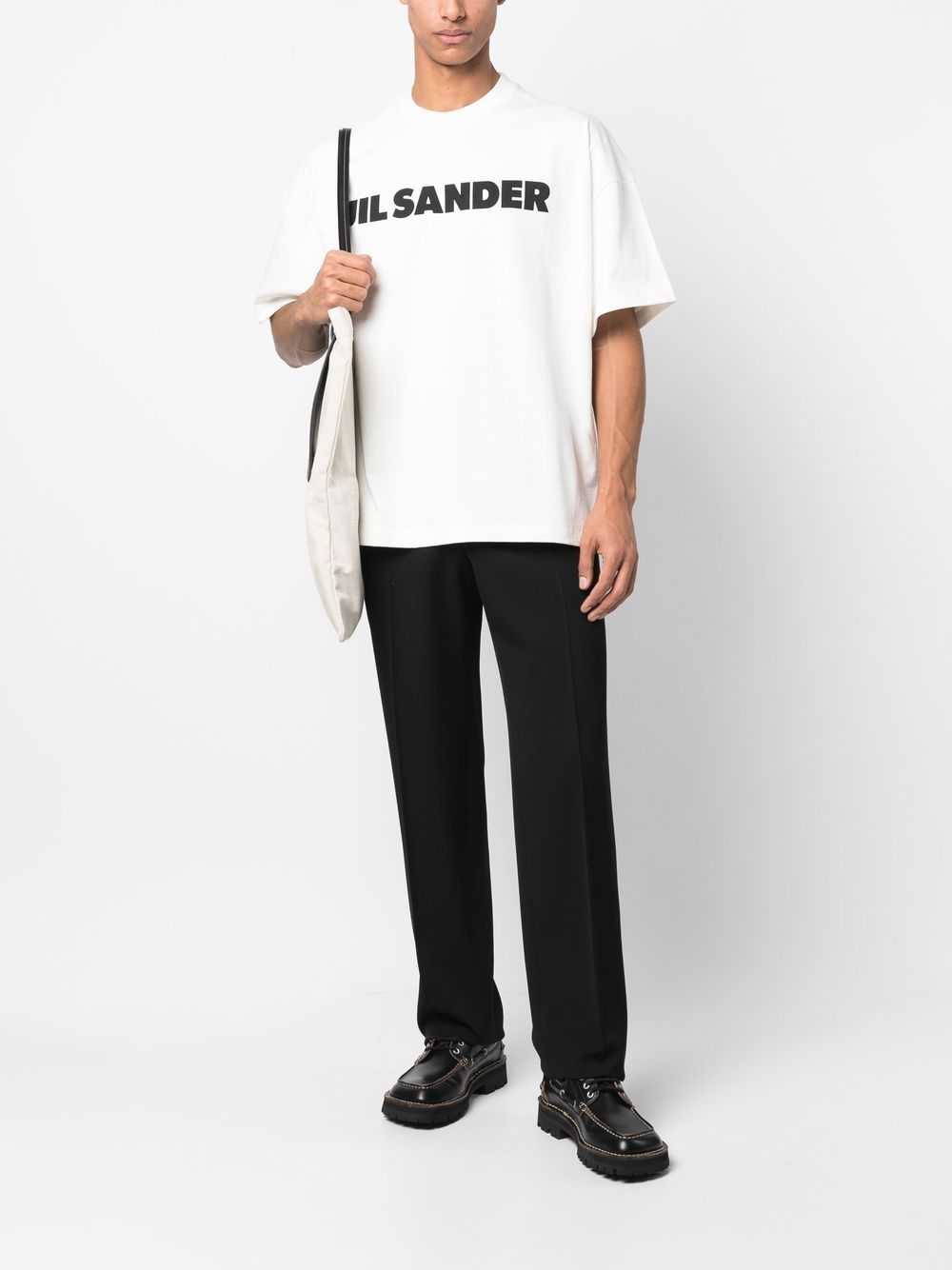PORCELAIN WHITE COTTON T-SHIRT