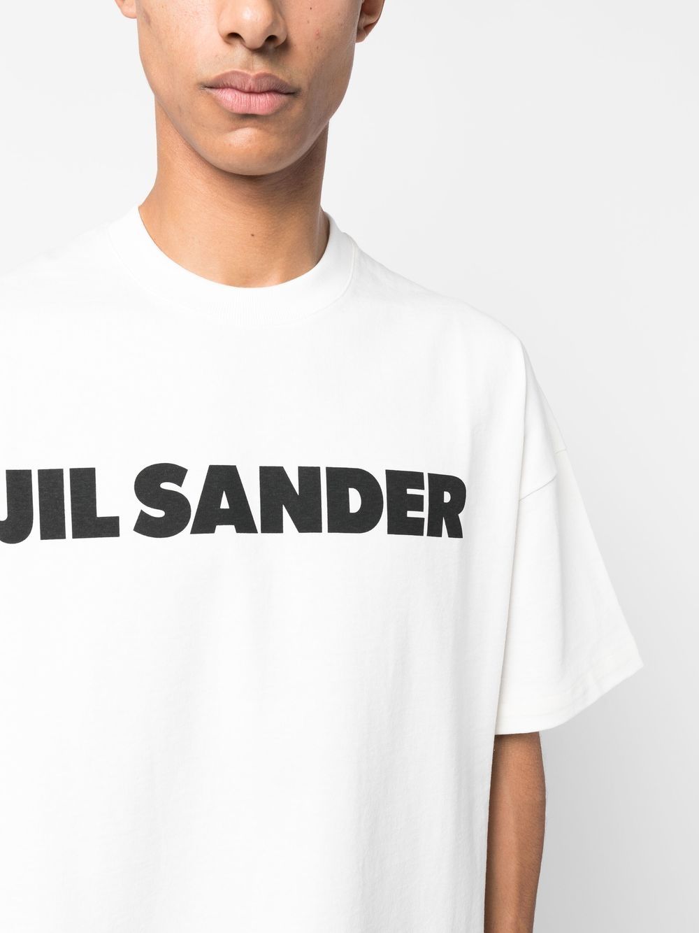 PORCELAIN WHITE COTTON T-SHIRT