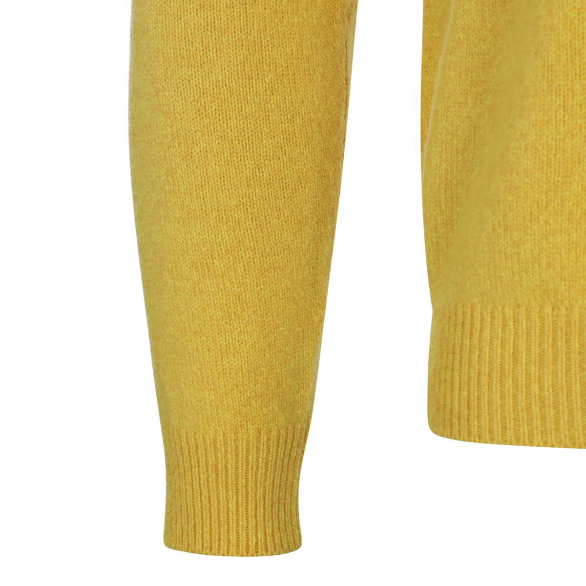 MIMOSA YELLOW WOOL AND CASHMERE BLEND SWEATER