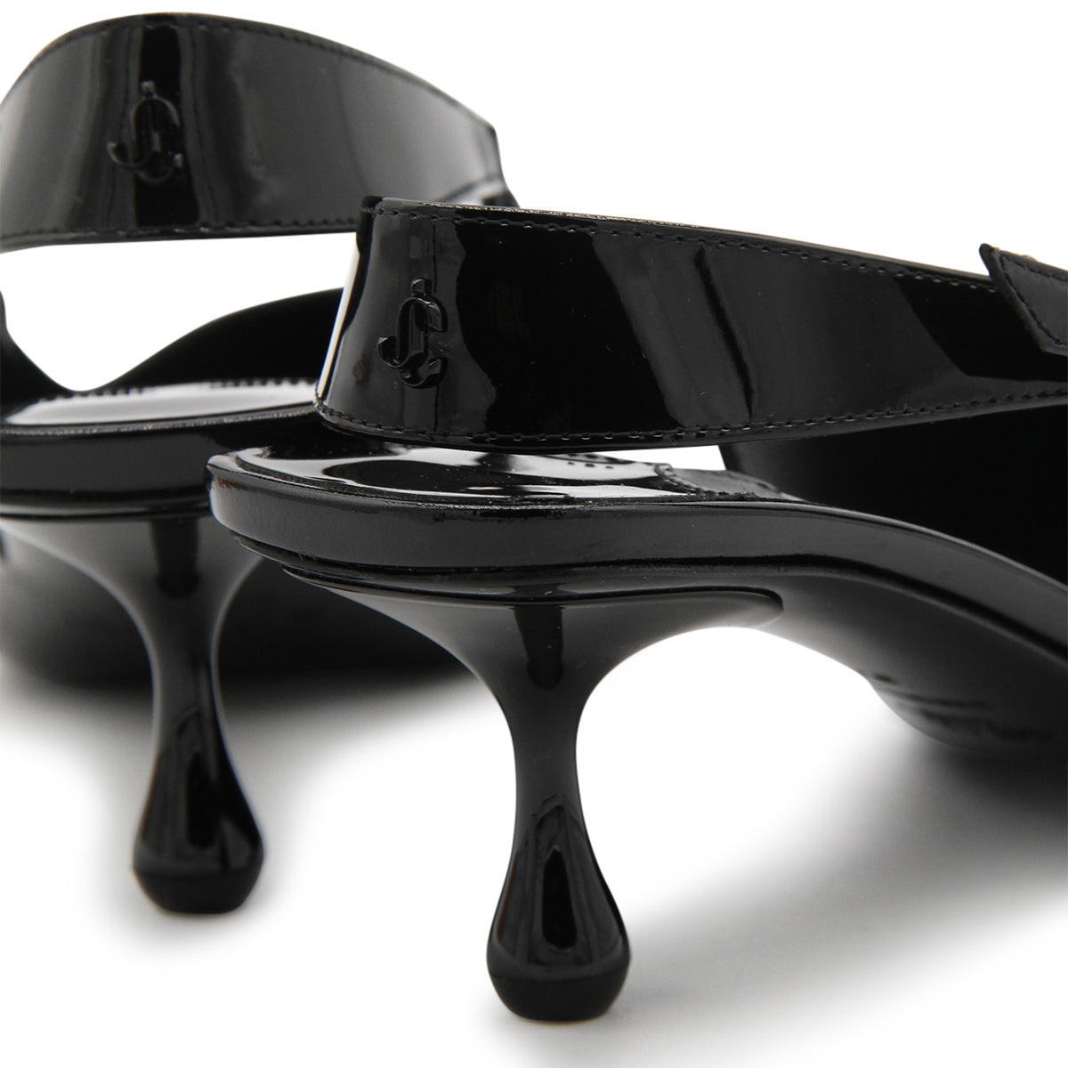 BLACK LEATHER LUCID PUMPS