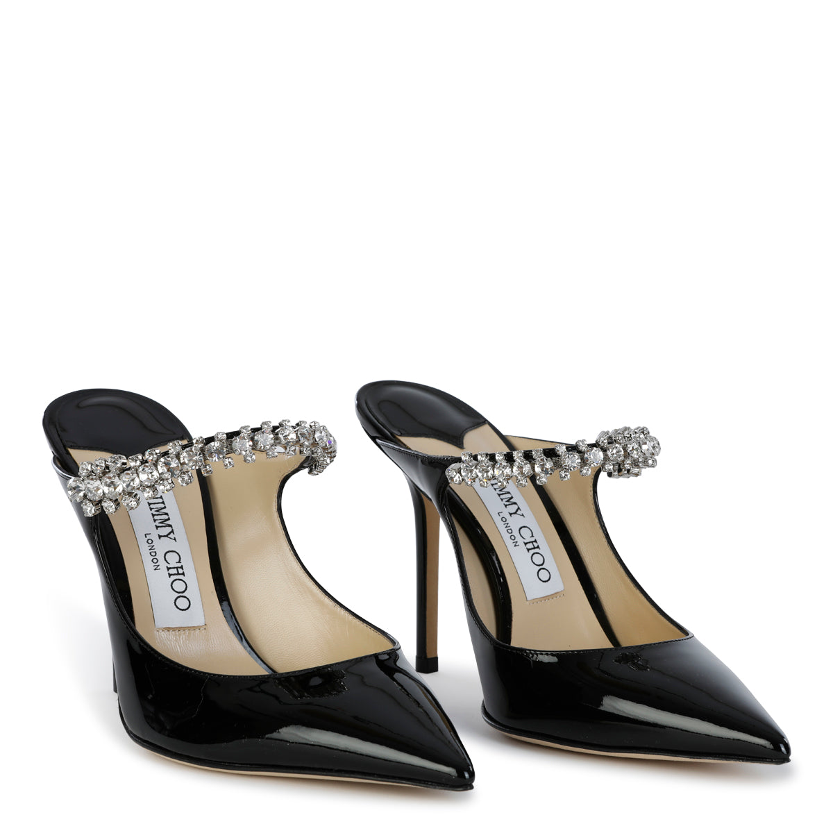 BLACK LEATHER PUMPS