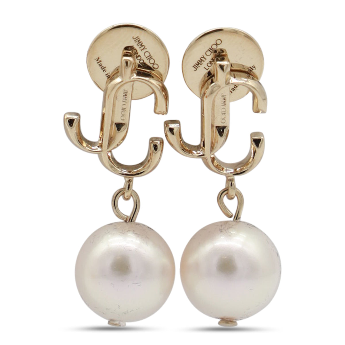 GOLD TONE BRASS EARRINGS