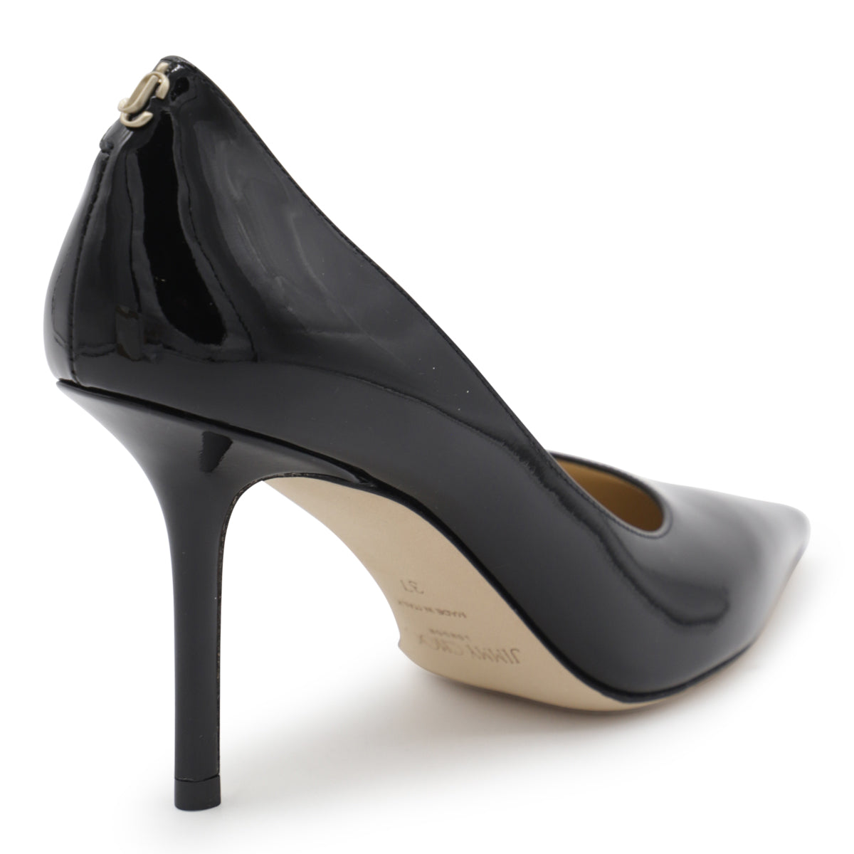 BLACK LEATHER PUMPS