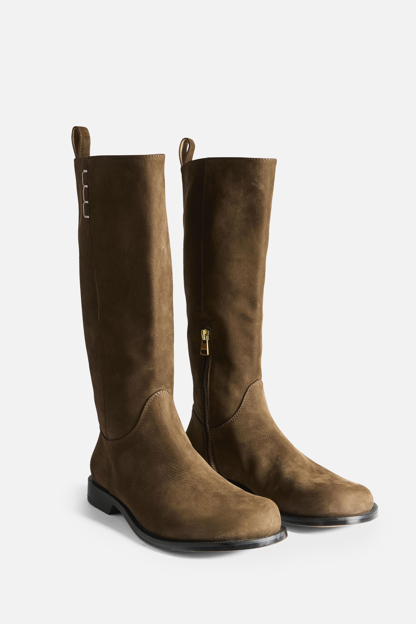 LOAFER HIGH BOOT WITH ZIP