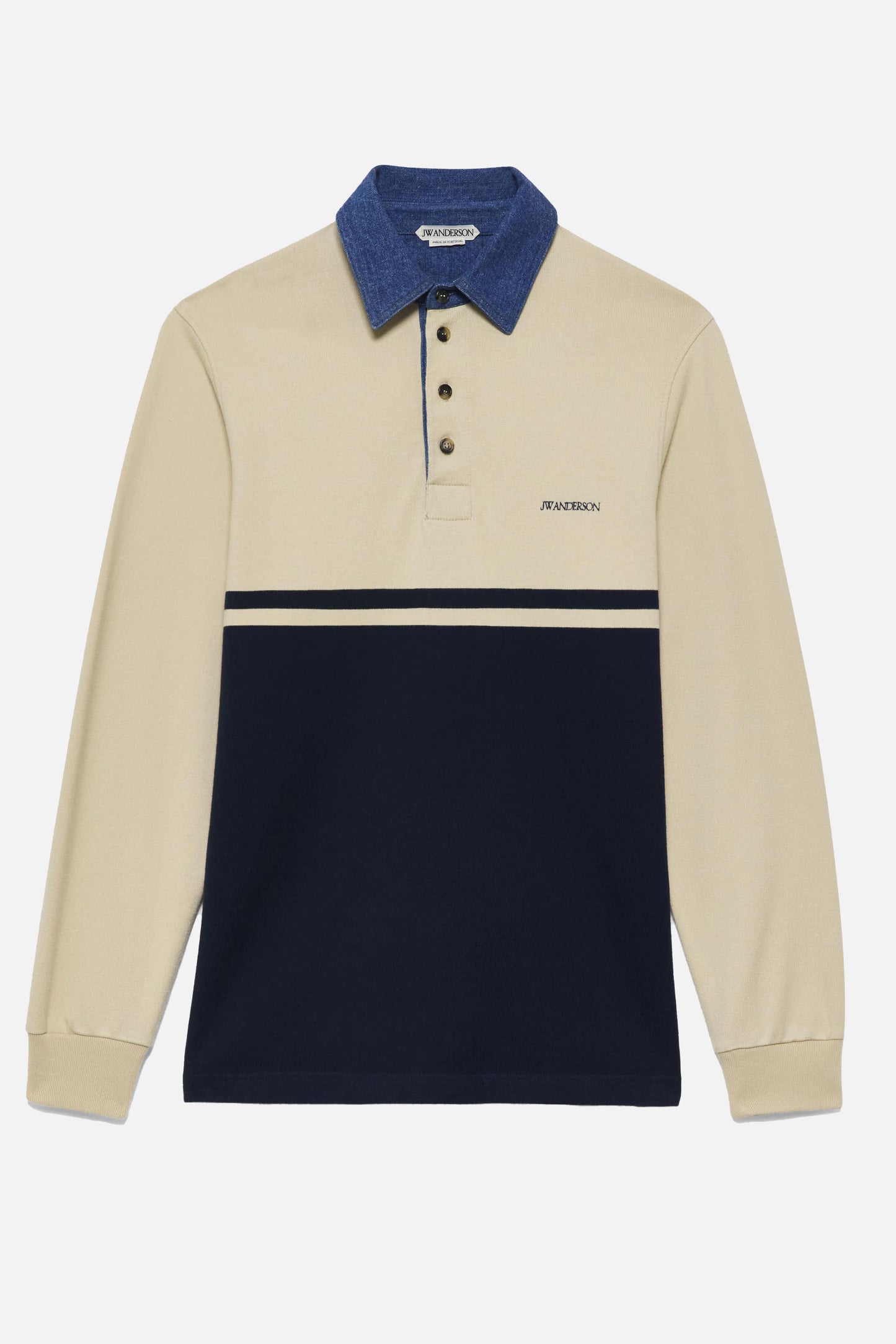 CONTRAST COLLAR POLO