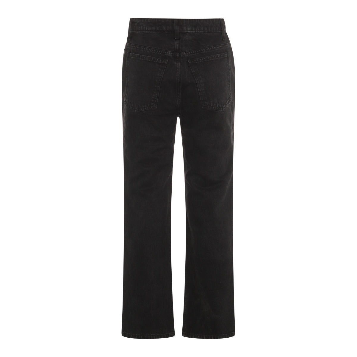 BLACK COTTON DENIM JEANS