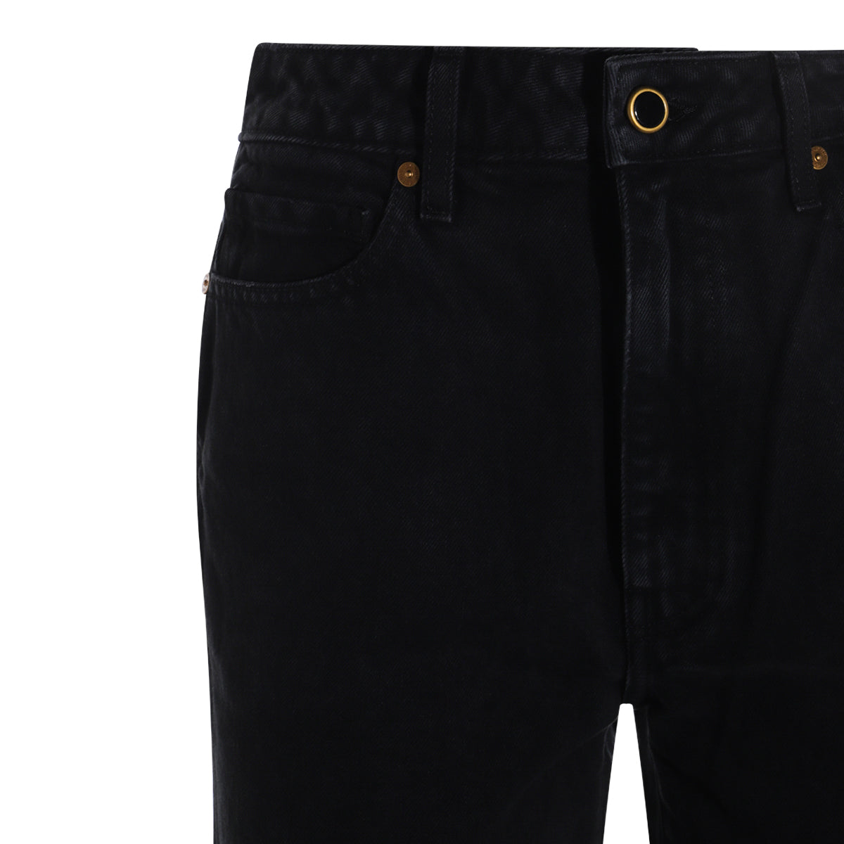 BLACK COTTON DENIM JEANS