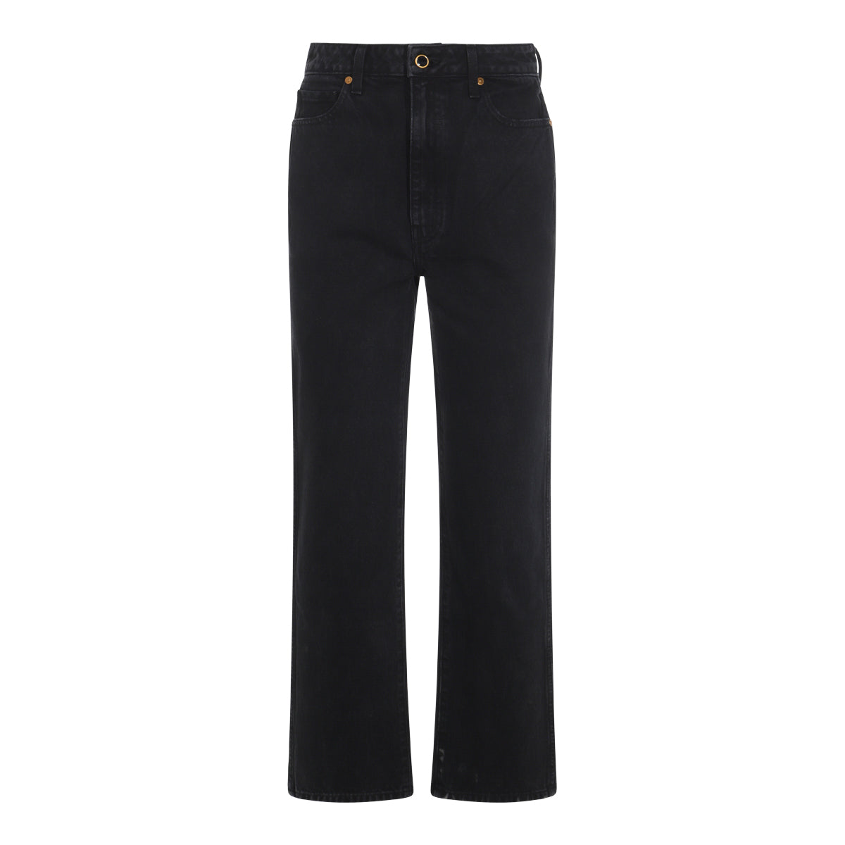 BLACK COTTON DENIM JEANS