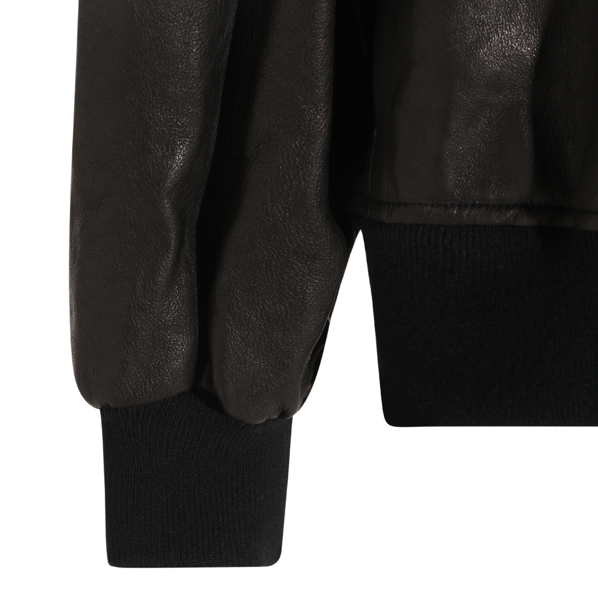 BLACK LEATHER SHELMAN JACKET