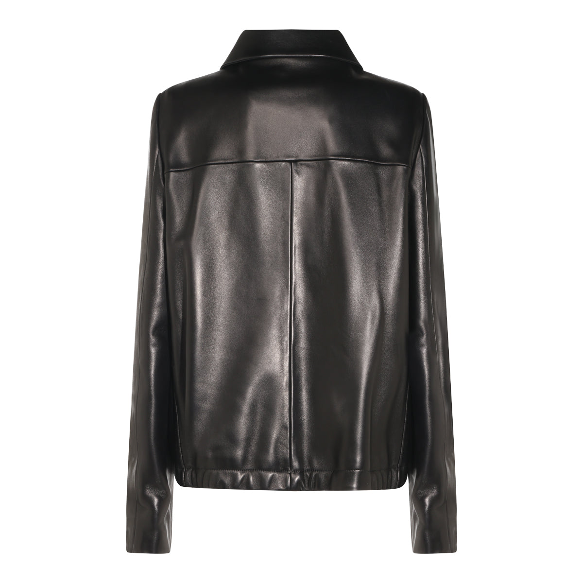 BLACK LEATHER JACKSON JACKET