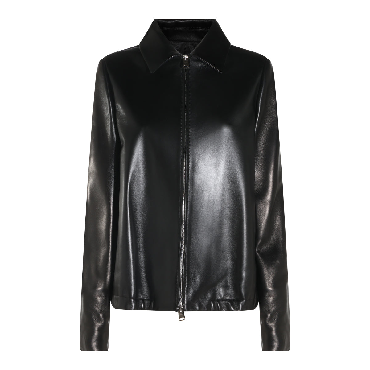 BLACK LEATHER JACKSON JACKET