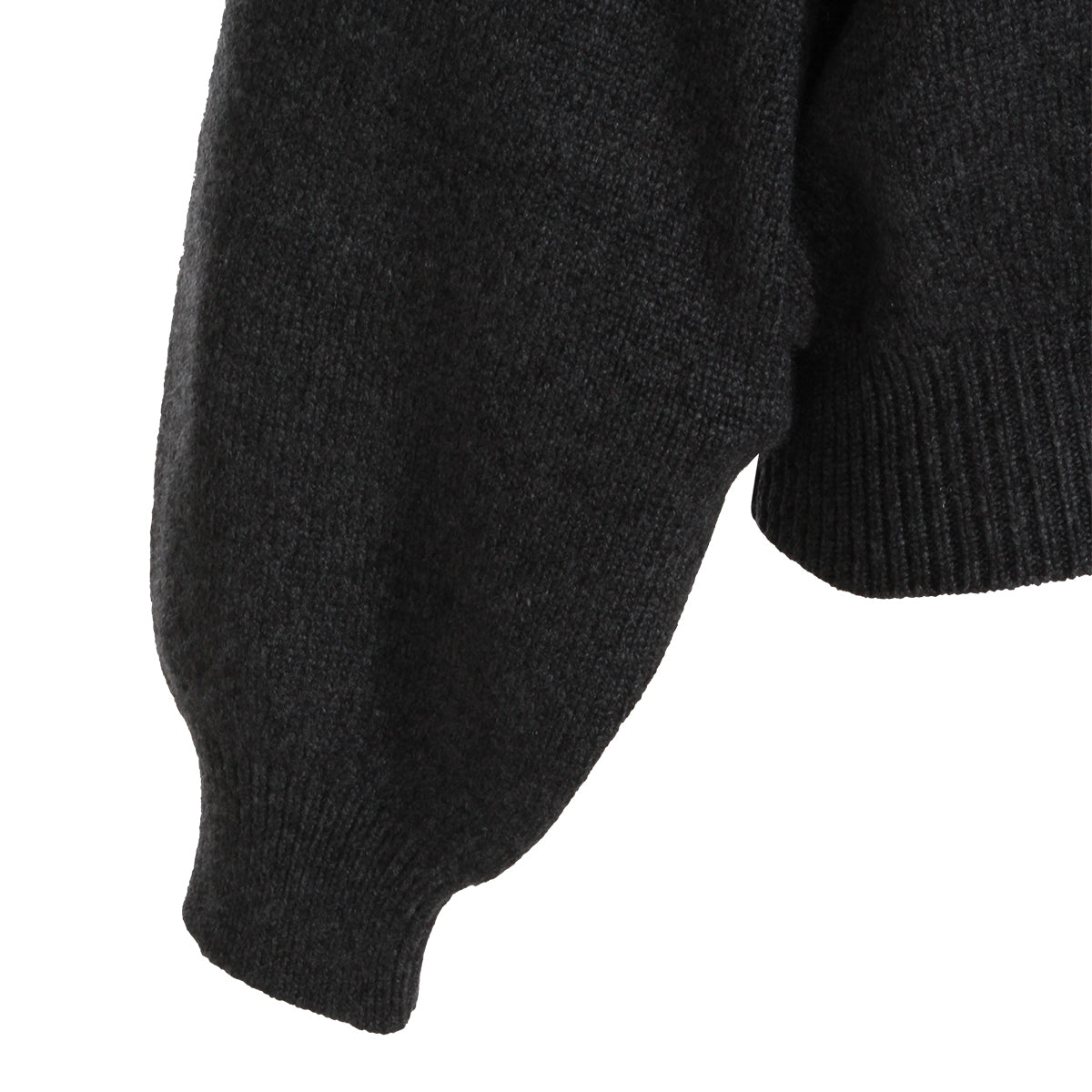 CHARCOAL CASHMERE MARGAUX SWEATER