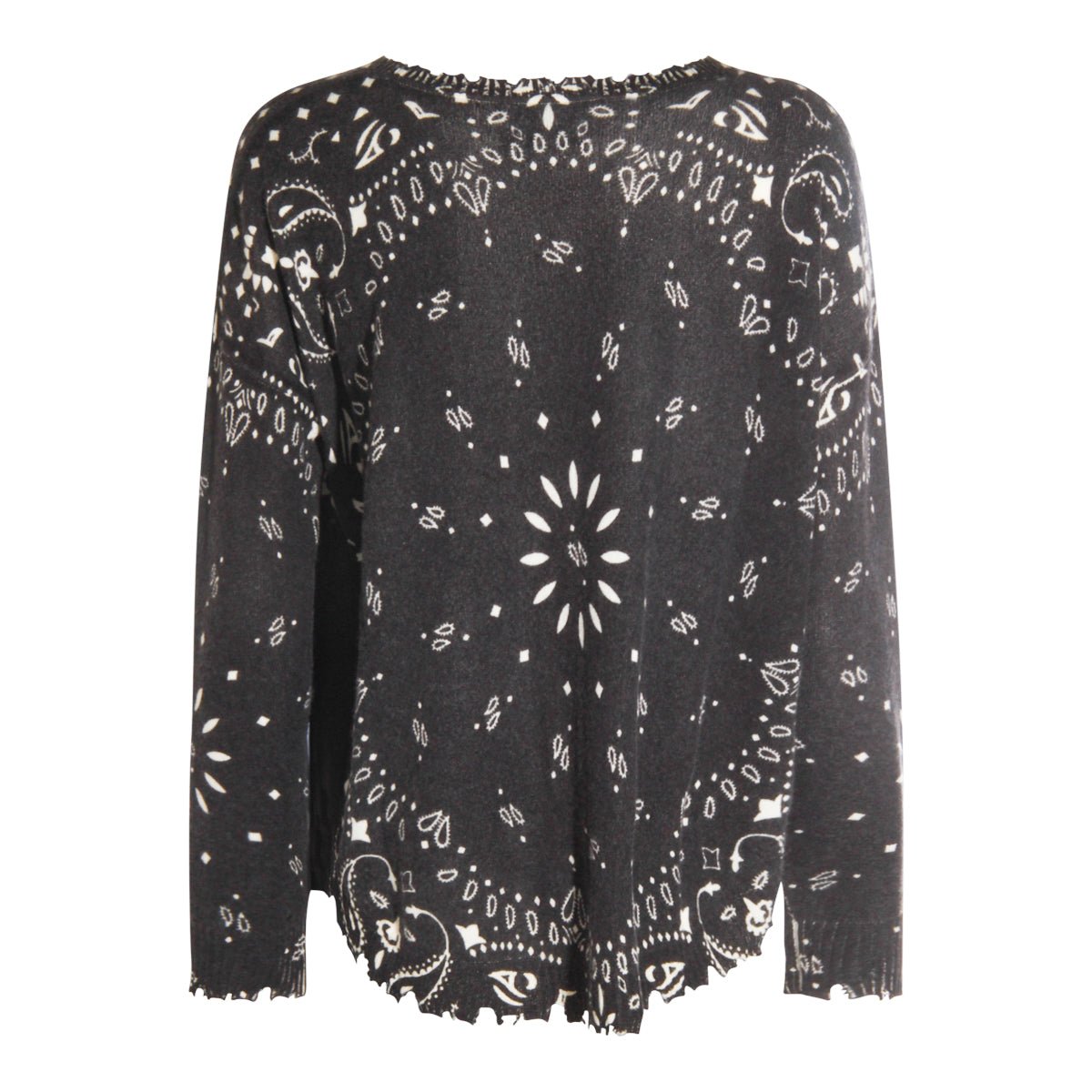 BLACK WOOL KNITWEAR