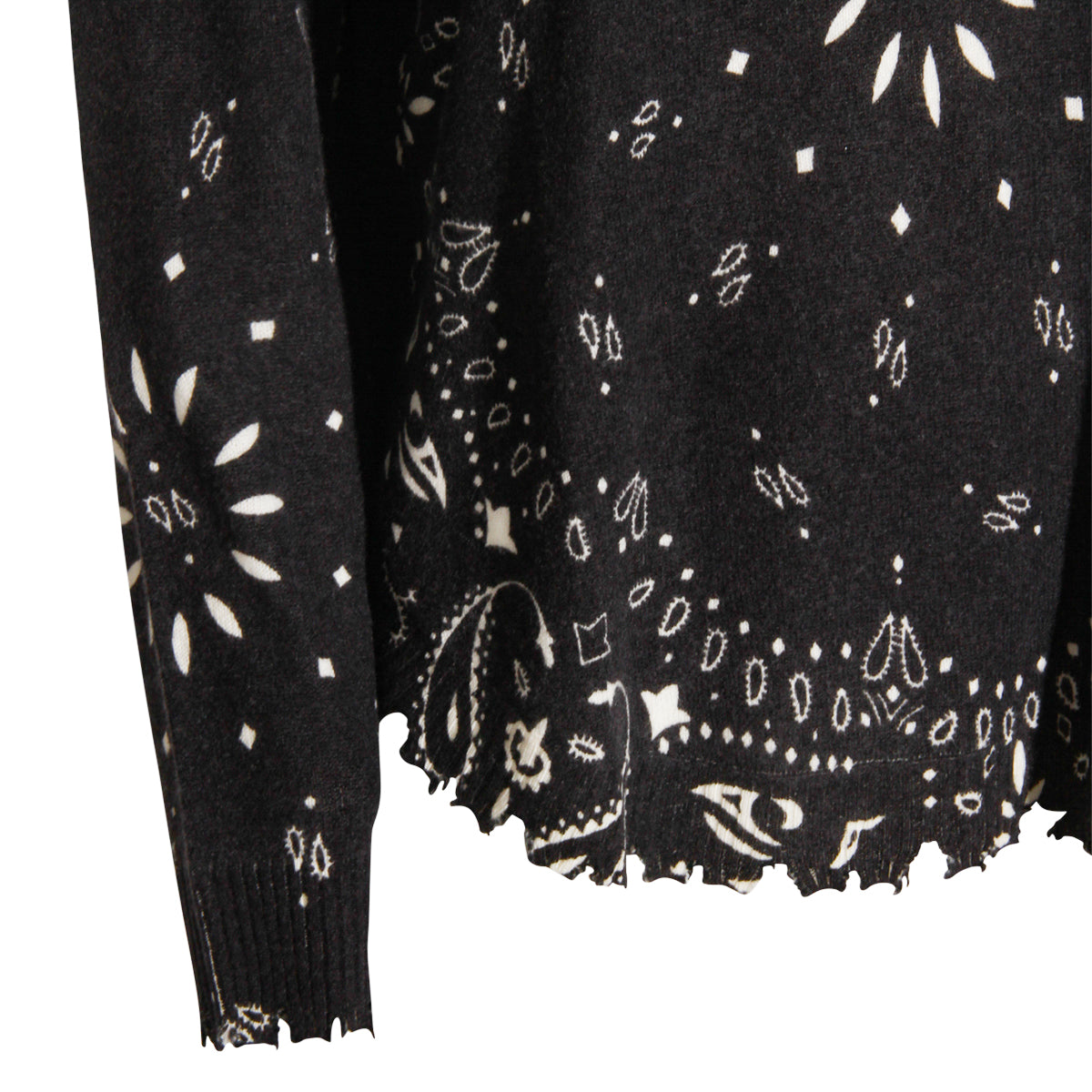 BLACK WOOL KNITWEAR