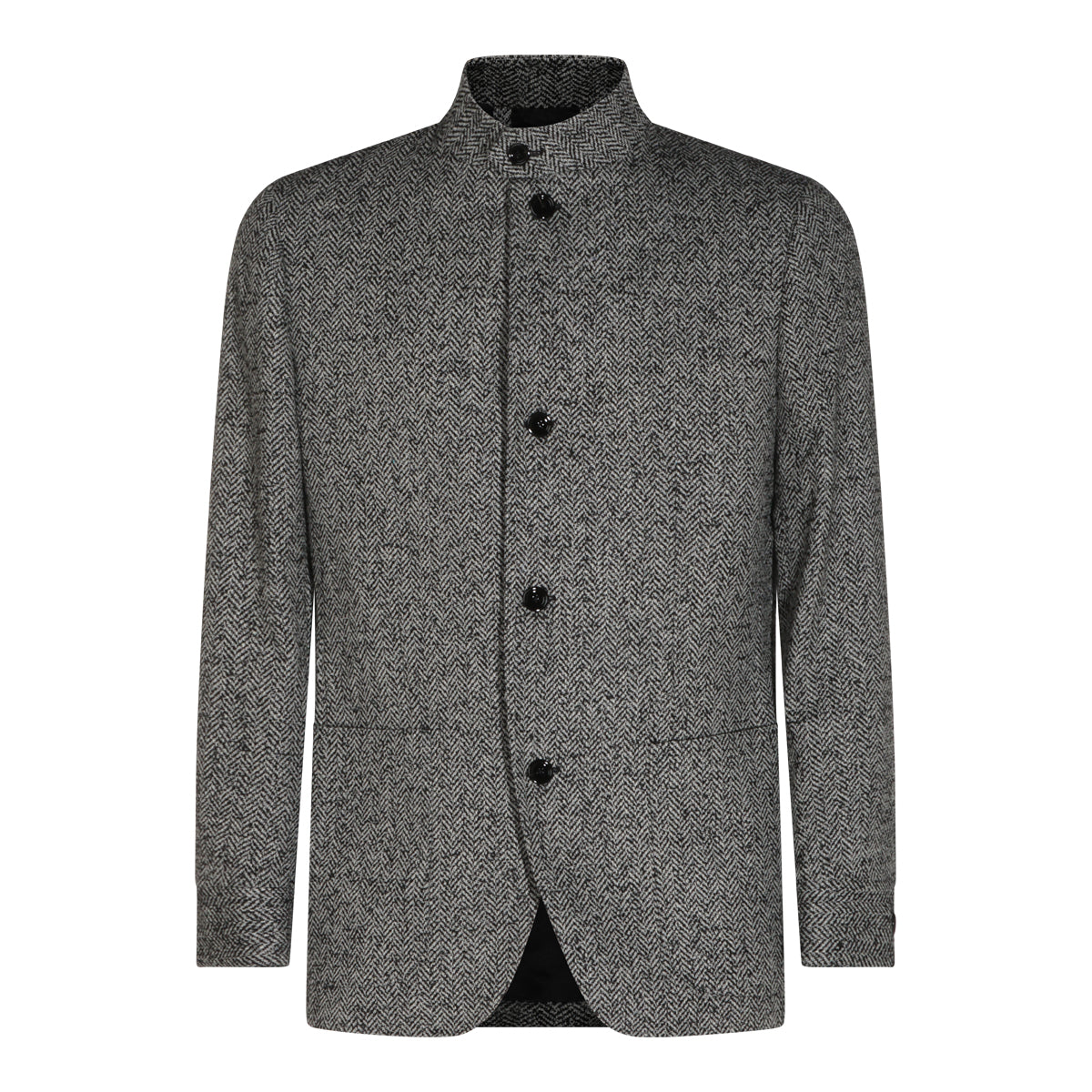 DARK GREY WOOL BLAZER