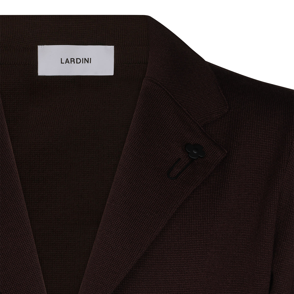 DARK BROWN WOOL KNITWEAR