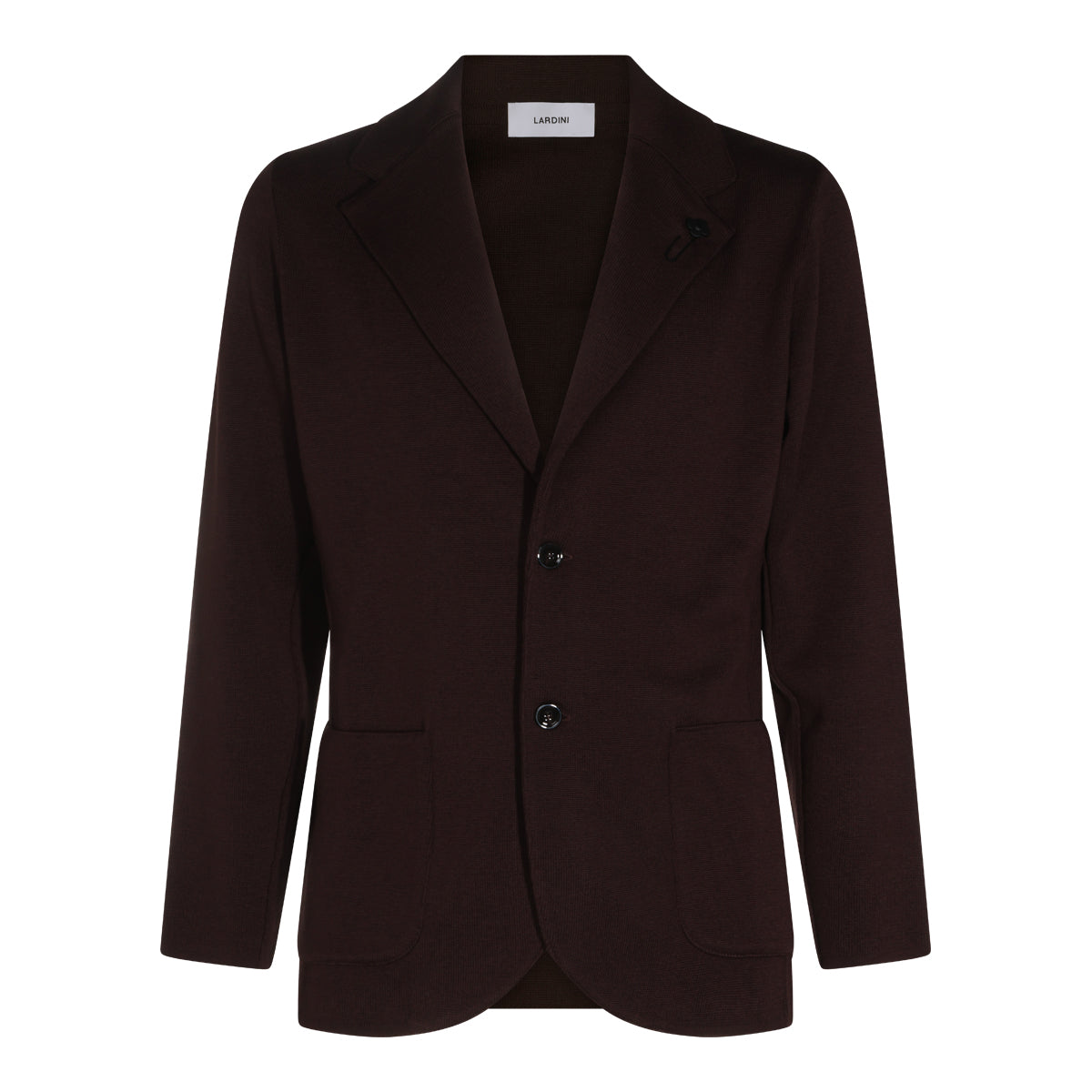 DARK BROWN WOOL KNITWEAR