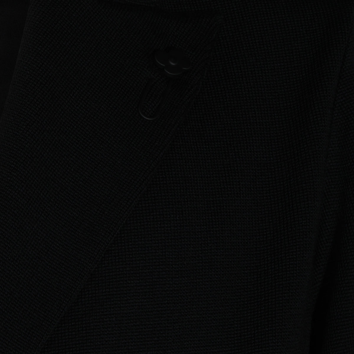 BLACK VIRGIN WOOL BLAZER