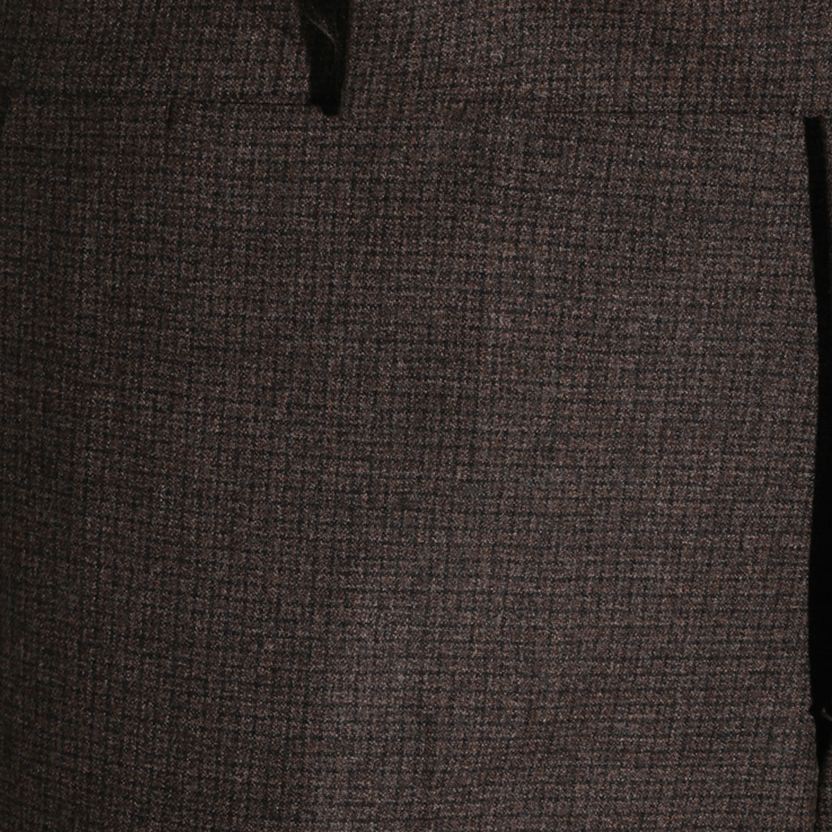 DARK BROWN VIRGIN WOOL PANTS