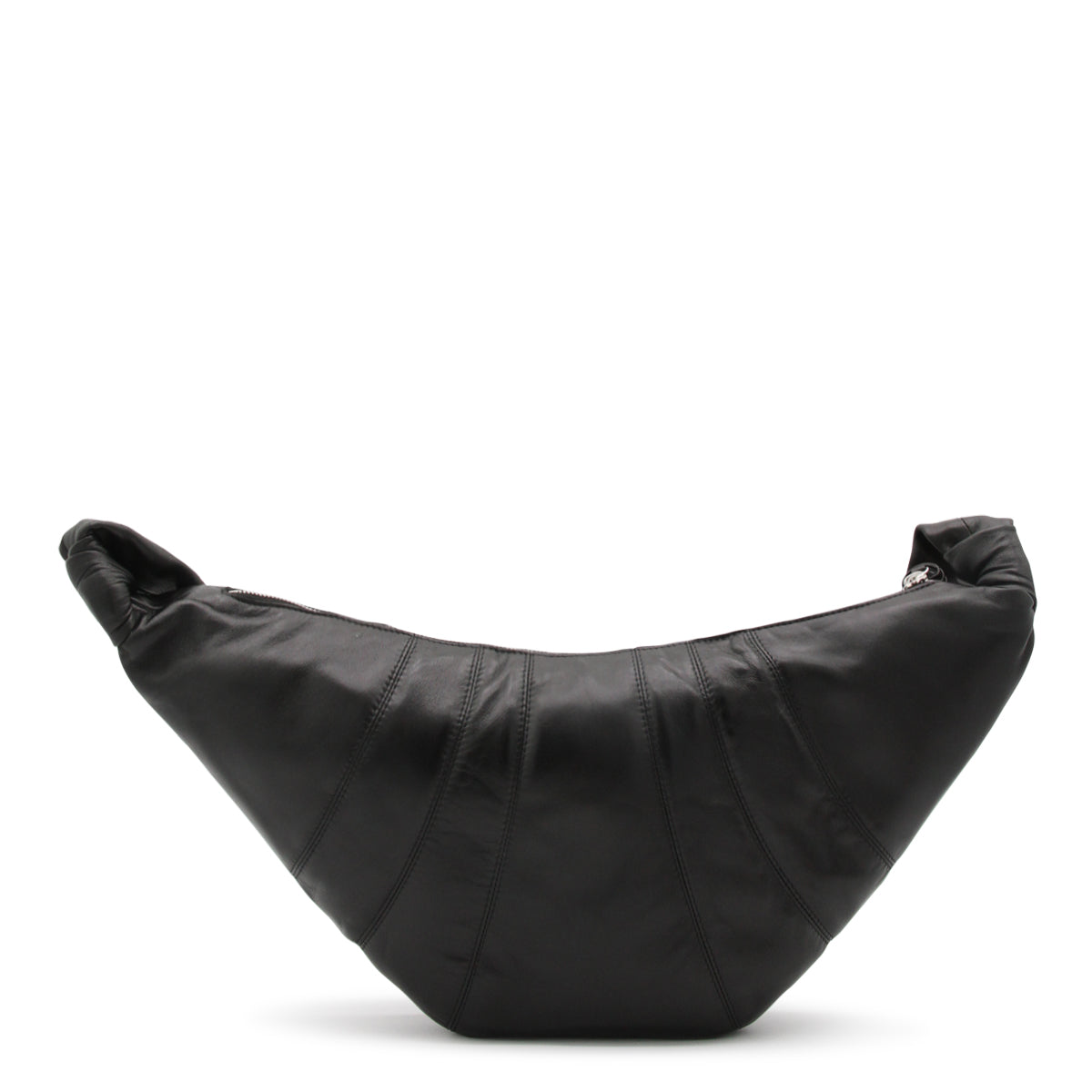 BLACK CROISSANT SHOULDER BAG