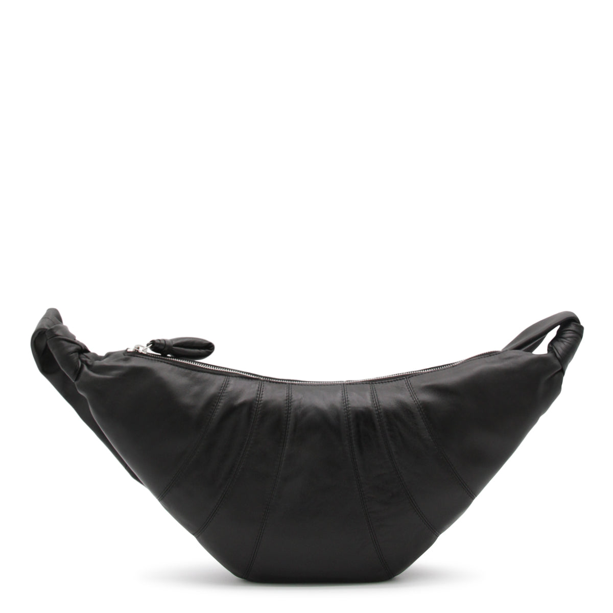BLACK CROISSANT SHOULDER BAG