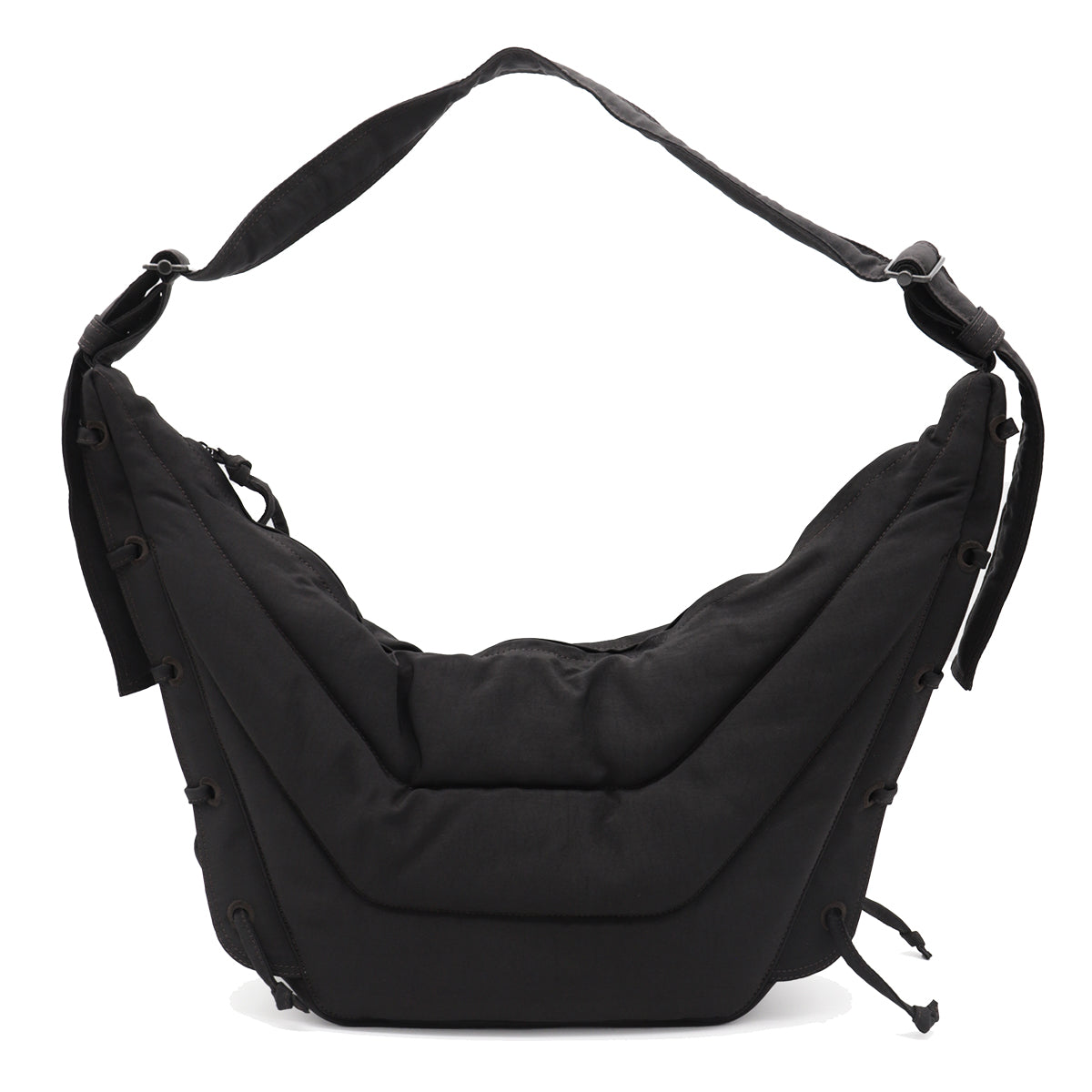 DARK BROWN MEDIUM SOFT GAME SHOULDER BAG