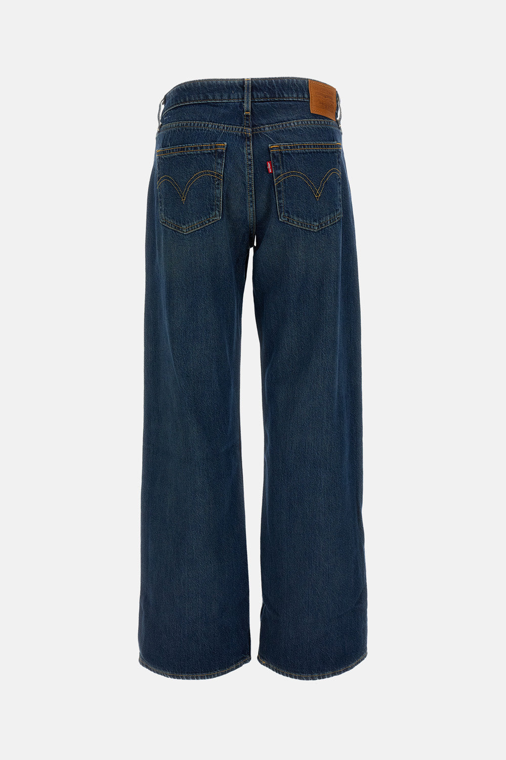 JEANS LOW LOOSE MED INDIGO WORN IN