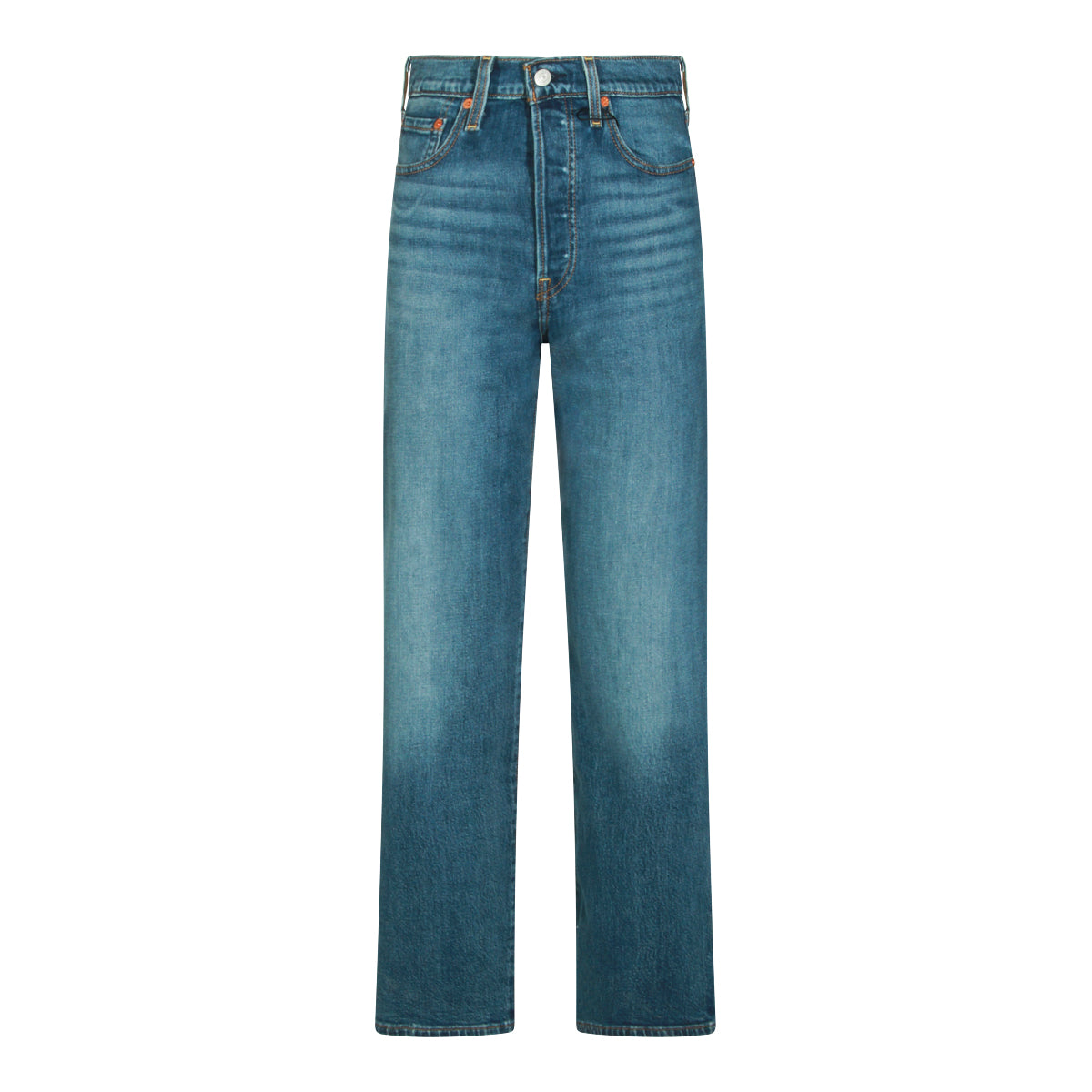 DARK BLUE COTTON DENIM JEANS
