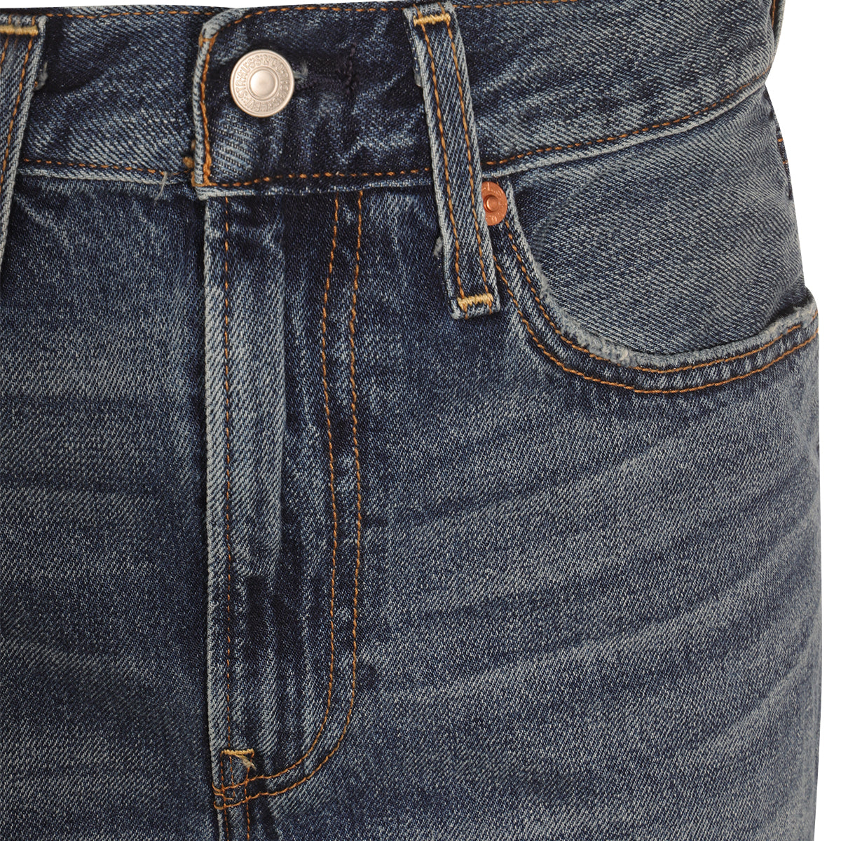 BLUE COTTON DENIM JEANS