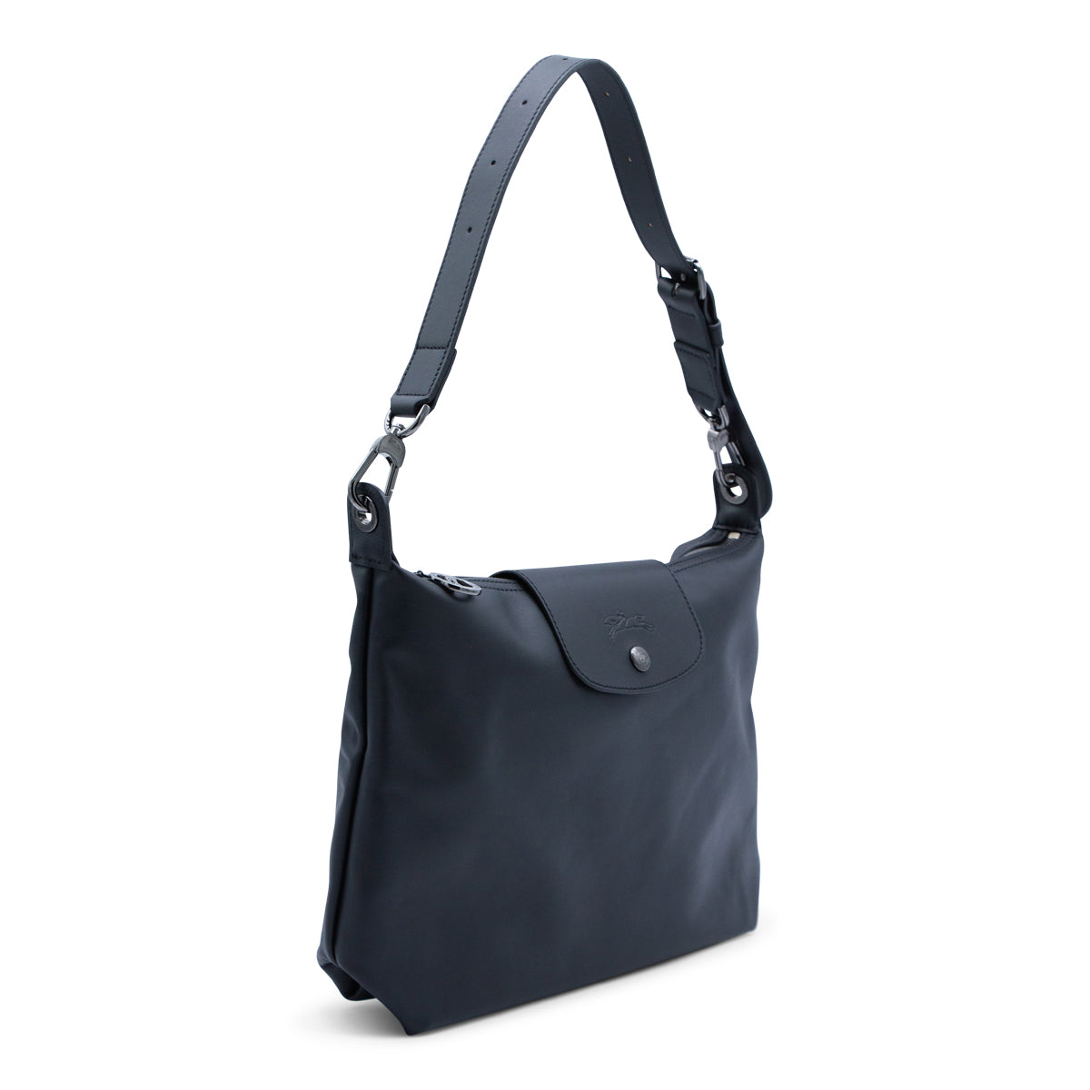 BLACK LE PLIAGE XTRA M SATCHEL